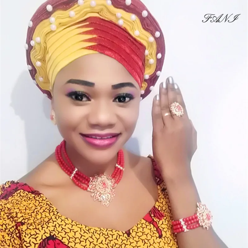 Fani Dubai Gold Colorful Jewelry Set Women Wedding accessories jewelry set Brand Fashion African Beads Jewelry Set Wholesale