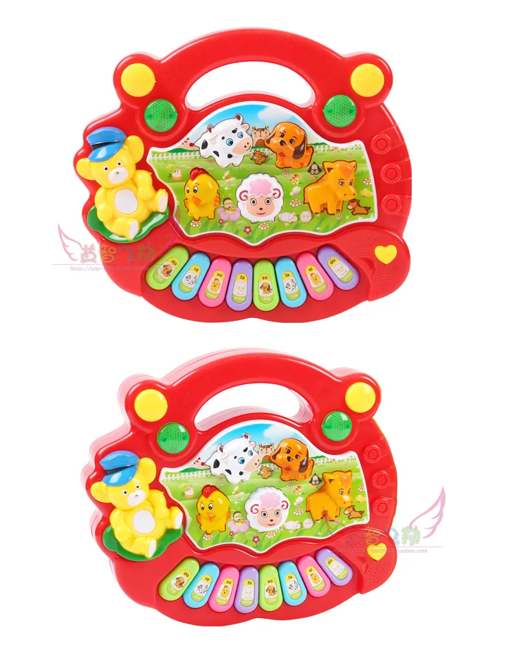 Animal Farm Music Piano Baby ENLIGHTEN Early Education Toy Educational Infant Electronic Keyboard Musical Instruments 0-1-2-3-Ye