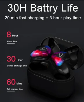 

Sabbat x12 pro Stereo Bluetooth Earphone Mini Portable Wireless Headset Handfree mic With Charging Box