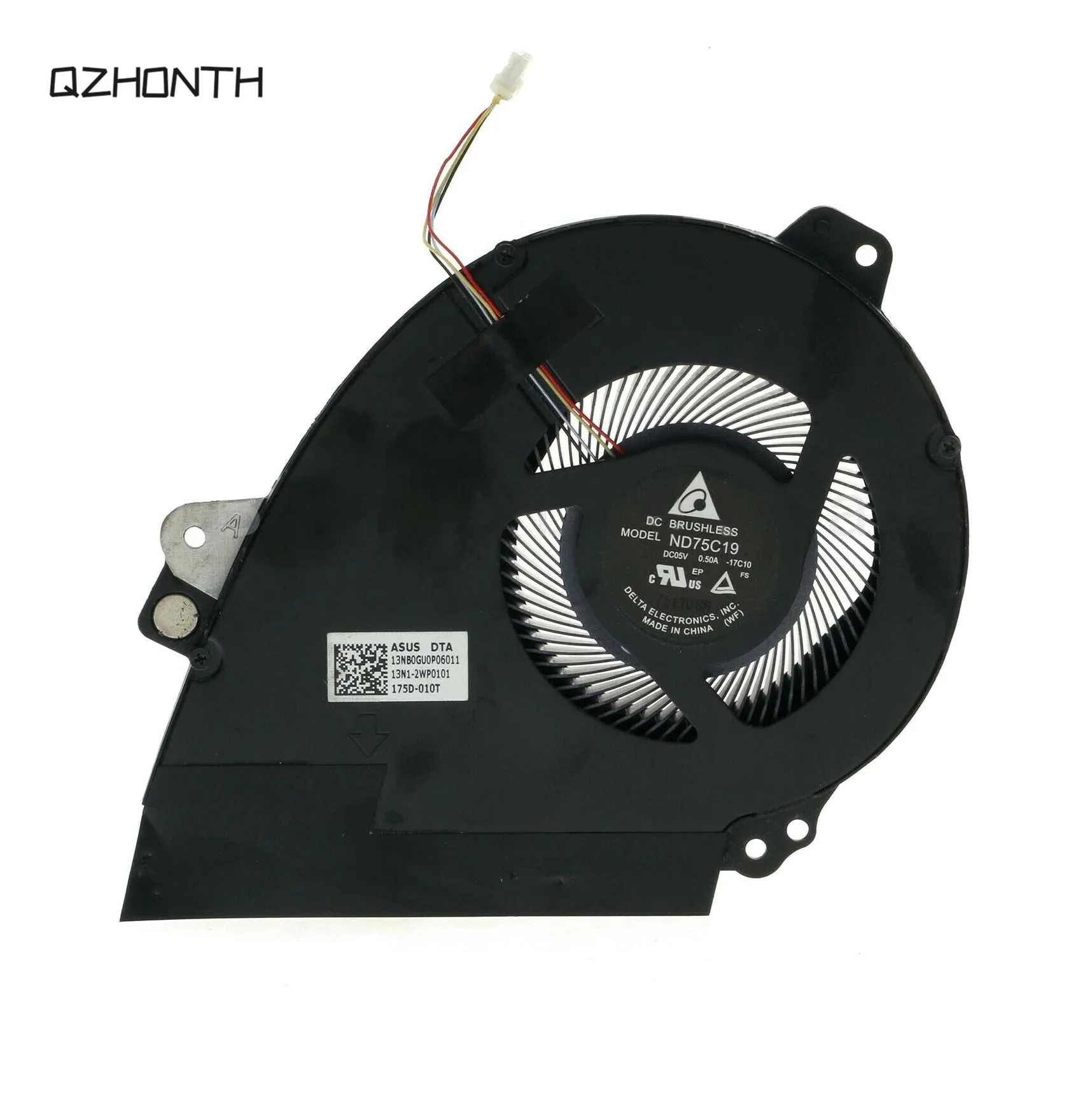 Ноутбук CPU охлаждающий вентилятор для ASUS ROG Zephyrus GX501 GX501V GX501VSK ND75C19 17C10|Охлаждающие