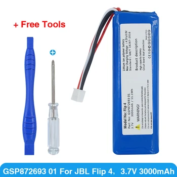 

GSP872693 01 3.7v 3000mah battery for JBL Flip 4 /Flip 4 Special Edition batteries