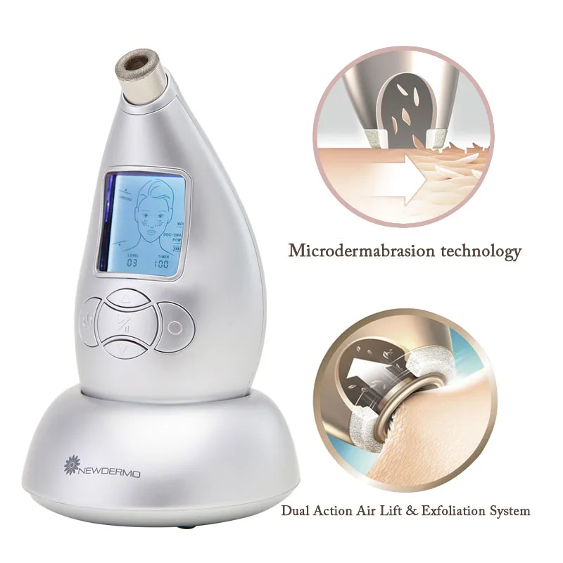 

NEWDERMO Diamond Personal Microderm System Face remove Scars Acne Marks skin care tools Dermabrasion Microdermabrasion Device