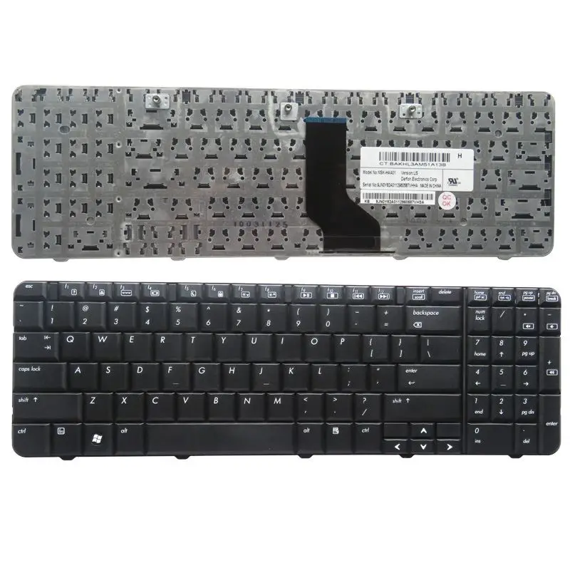 Новая английская клавиатура GZEELE для HP CQ60 200 100 203 430 205 136 310 409 410 115 427 300 G60 US черная