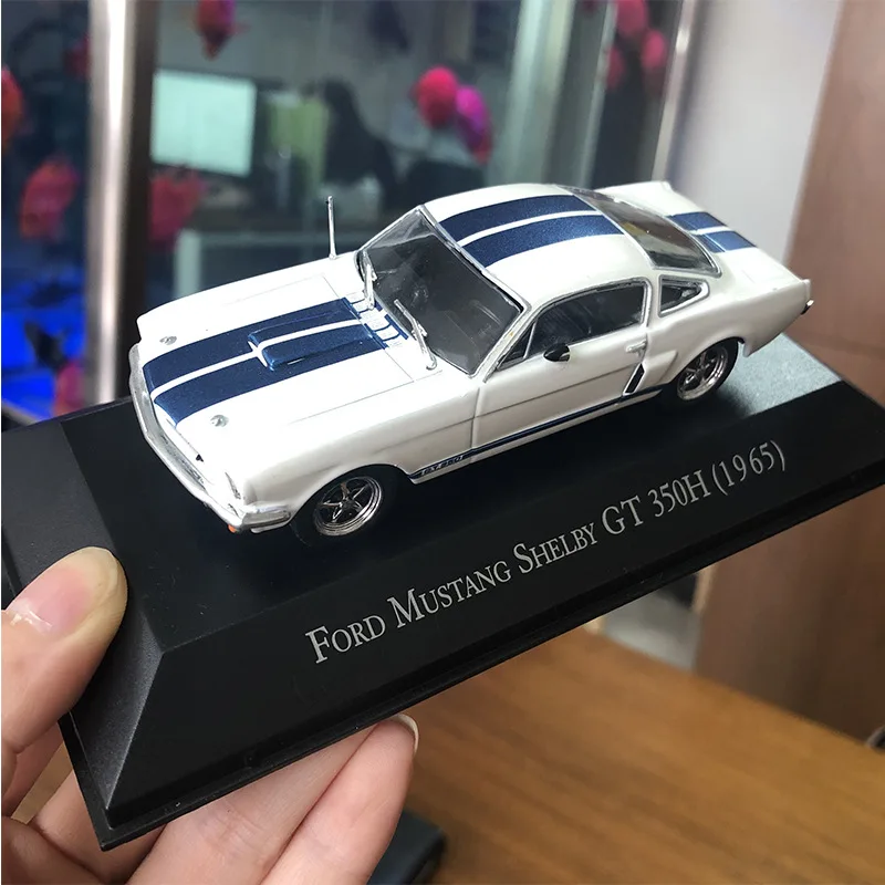 Коллекционная статическая модель автомобиля 1:43 из сплава 1965 Ford Mustang GT 350H