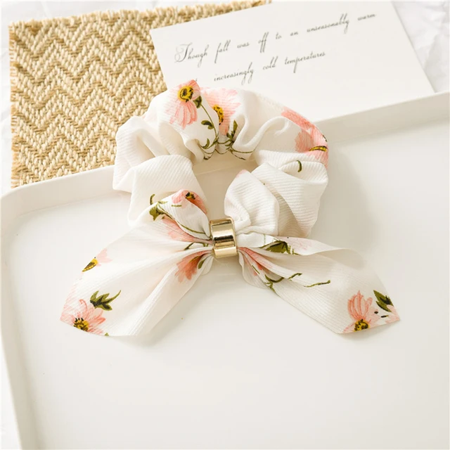 Fashion Scrunchier for Woman Elastic Hairband Knot Scrunchy Girls Hair Accessories Christmas Headbans Pleated Headband Scrunchie TH1
