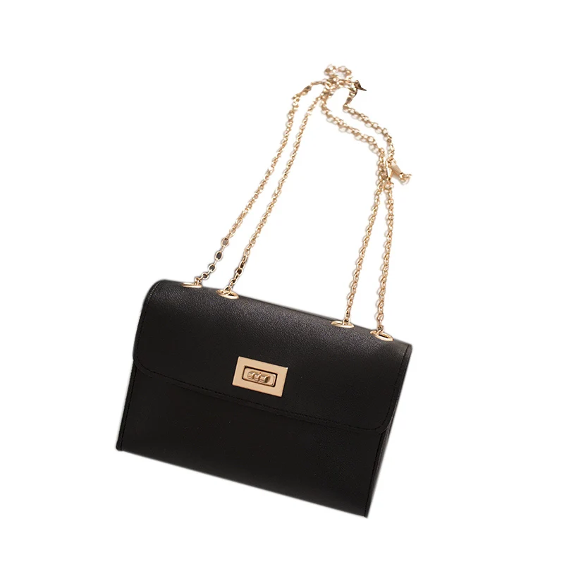 

Fashion Small Square Bag Mobile Phone Messenger Bag Black