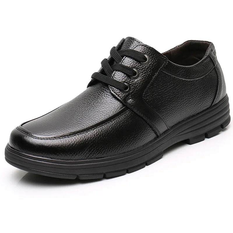 High Quality Genuine Leather Shoes Men Flats Fashion Men's Casual