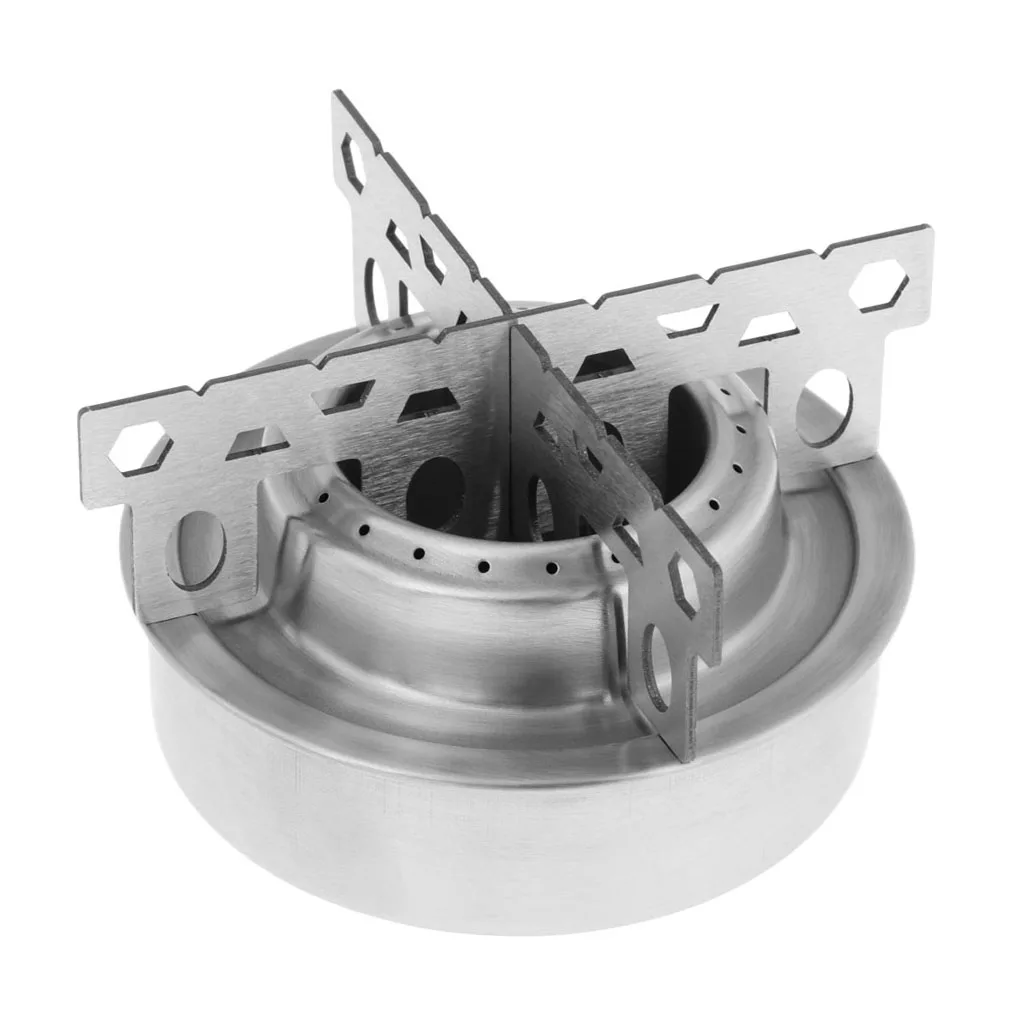 Portable Alcohol Stove Mini Burner for Outdoor Camping, Hiking, Backpacking, Picnic, BBQ, Fishing, Travel