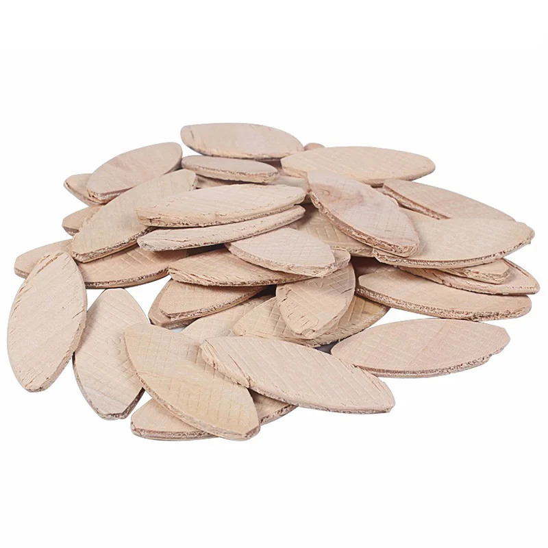 

100Pcs No.20# Assorted Wood Biscuits for Tenon Machine Woodworking Biscuit Jointer