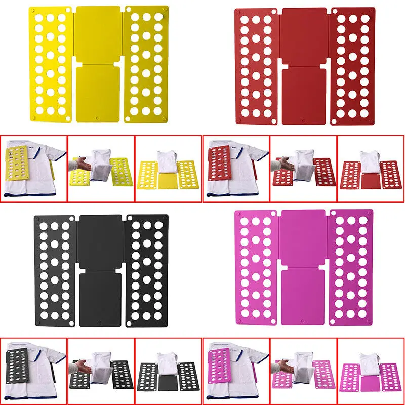 

T-Shirt Clothes Folder Magic Fast Laundry Organizer Folding Board