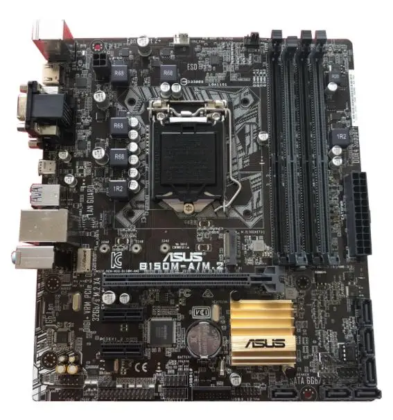 Настольная Материнская плата ASUS B150M-A/M.2 настольная материнская плата DDR4 разъем LGA 1151 материнская плата Б/у распродажа