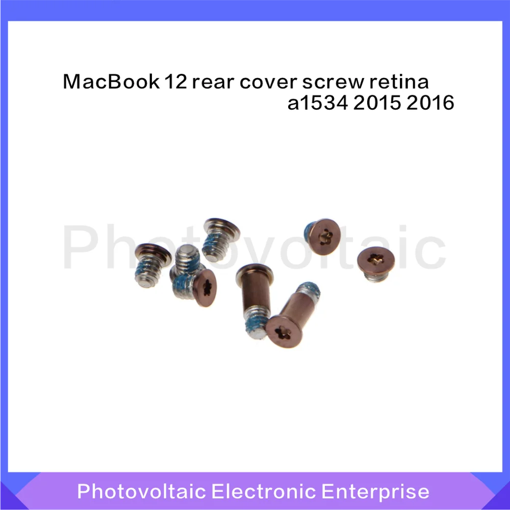 8 шт./компл. Нижняя задняя крышка чехол винты для MacBook 12 &quotRetina A1534 2015 2016 инструмент