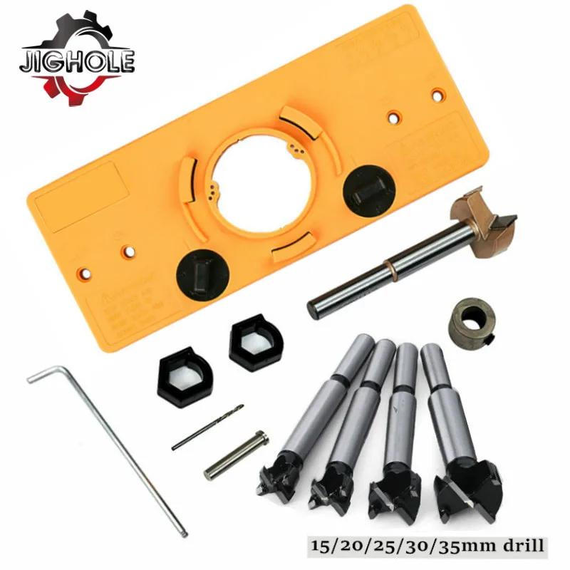 キャビネットドアヒンジジグ、金属製調節可能なヒンジジグ、ドリルロックジグ、キャビネットドア用ヒンジジグ、調節可能なメタルヒンジツール 隠しヒンジジグ、 キャビネットヒンジジグ、8個35mm穴ドリルガイドアルミ合金キャビネットドアヒンジジグ木工用 Whtkoph 隠し ... キャビネットドア取付ジグ,ヒンジガイド調節可能,キャビネットヒンジジグ | 木工取付キッチン収納交換位置合わせ測定階段大工用