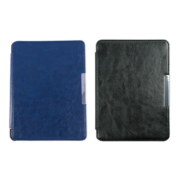 

2Pcs Case for KOBO GLO HD 6.0 inch EReader netic Auto Sleep Cover Ultra Thin Hard Shell (Black&Dark Blue)