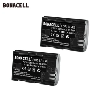 

7.2V for Canon LP-E6 LP-E6N LP E6 Li-ion Rechargable Battery Made With Japan Cells For Canon EOS 5D Mark II III 7D 60D 6D L70