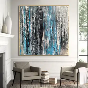 Large Abstract Brown Oil Painting Gold Paintings Texture Art Oil Painting On Canvas For Home Living Room Modern Art Painting Buy At The Price Of 305 66 In Aliexpress Com Imall Com