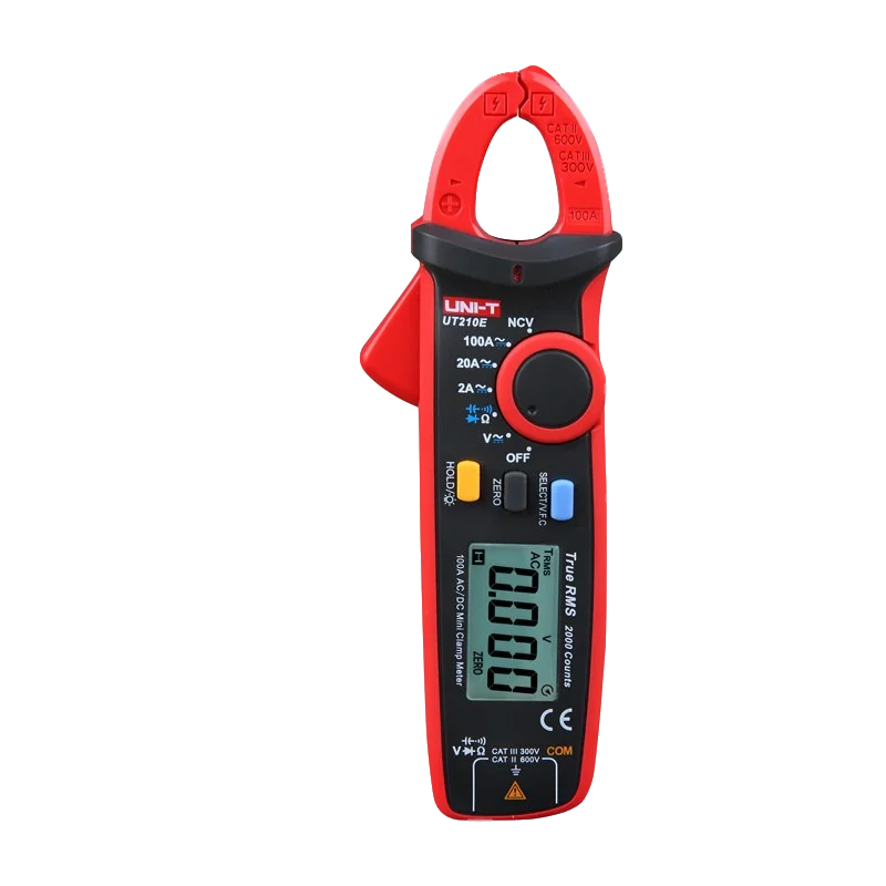 Uni-t UT210A/UT210B/UT210C/UT210D/UT210E Мини цифровой клещи переменного/постоянного тока Напряжение True RMS Авто Диапазон VFC Емкость