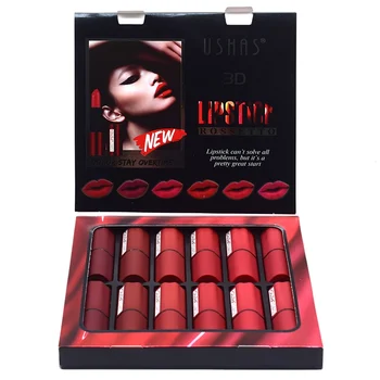 

12 Colors Set Lipstick Matt Long Lasting Moisturizing Waterproof Non-fading Easy To Color Cosmetic