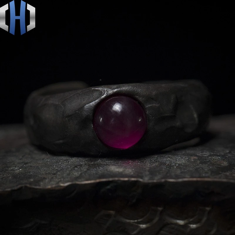Оригинальное дизайнерское кольцо в виде вампира скорпиона, 925 серебряное кольцо для мужчин и женщин против звезды, Кристальное кольцо - Цвет основного камня: SILVER