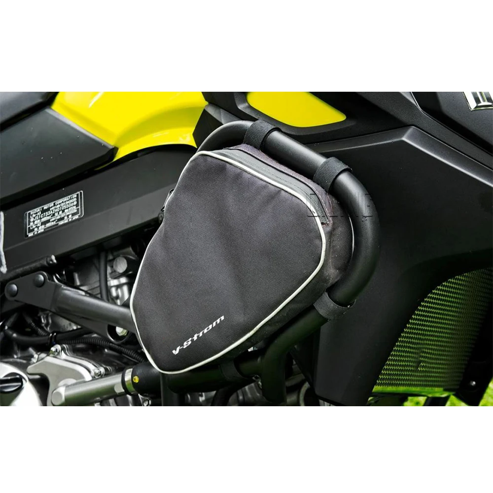 Motorcycle Bag For Suzuki V-Strom DL650 DL1000, For Givi ,For Kappa Waterproof Bag Tool Frame Package Anti-collision Bar