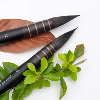 ArtSecret High-Grade Anti-Drop Squirrel Hair Watercolor Painting Brush 1PC Black&Red Fat Mop Hook Pen Round Head  65RPY 1