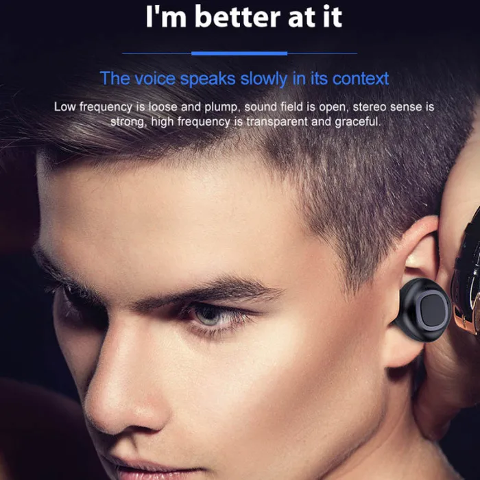 Мини Bluetooth наушники беспроводные наушники с зарядным устройством для iPhone X 8/8P samsung huawei OD889