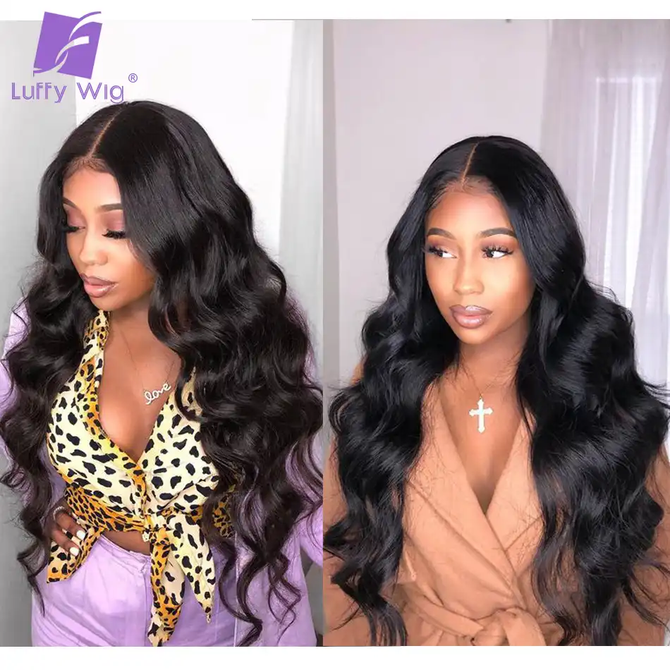 5x4 5 Silk Base Lace Front Wigs Long Wavy Brazilian Remy Human