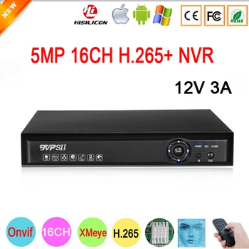 

Blue Panel 12V 3A Hi3536D XMeye Audio H.265+ 5mp 16CH 16 Channel Face Detection Onvif IP CCTV NVR Surveillance video recorder