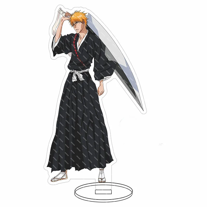 Anime BLEACH Kurosaki Ichigo Fashion Desktop Stand HD Figure Collection  Gift #15