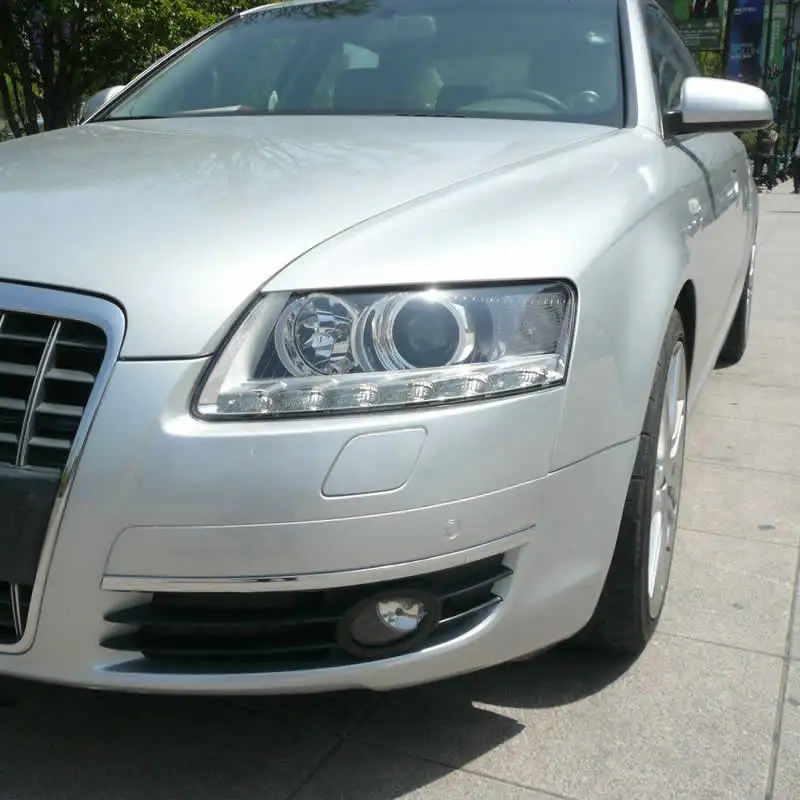 Для Audi A6L сборка фар 09-11 A6L высокая конфигурация светодиодный одиночный ксеноновый светильник двойная ксеноновая лампа дневного света
