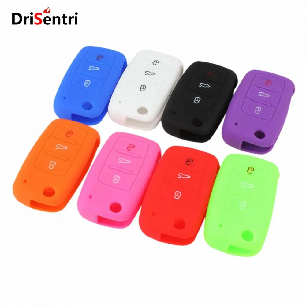 

Silicone Vehicle Car Key Cover Case Shell for VW -Golf -Bora-Jetta for POLO-GOLF-Passat for Skoda Superb Octavia A5 Fabia N