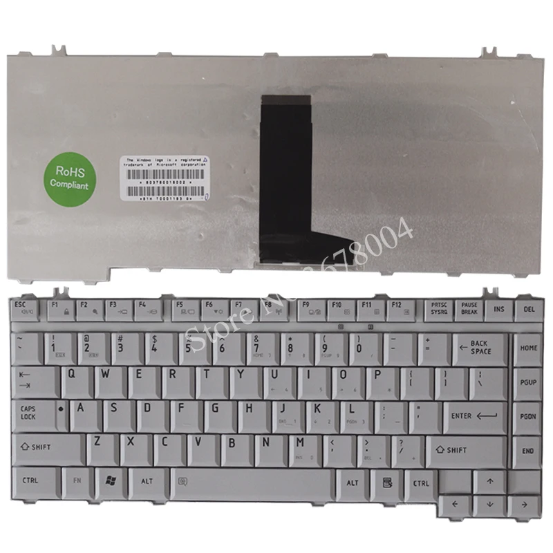 Для Toshiba Satellite M200 M202 M203 M205 L200 L202 L205 L215 US клавиатура для ноутбука