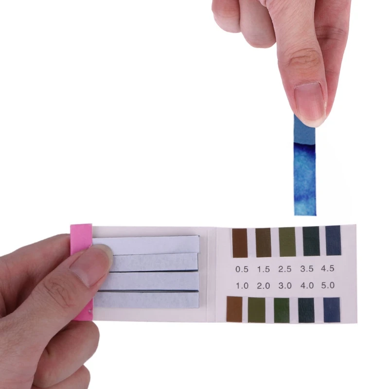 

80 Strips pH Alkaline Short-range 0.5-5.0 Indicator Litmus Paper pH Test Strips
