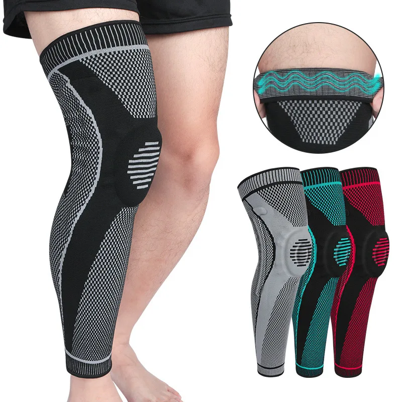 Sports Knee Brace Super Elastic Leg Warmers Calf Thigh Knee Support