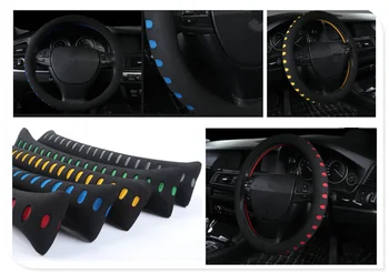 

High quality auto parts steering wheel cover diameter 38 cm for BMW i8 Z4 X5 X4 X2 X3 M5 M2 X6 M6 640i 640d