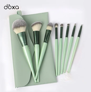 

doxa 8pcs Makeup Brush Sets Soft Blush Loose Powder Brush Highlight Eye Shadow Brush INS With Bag Portable Beauty Tools