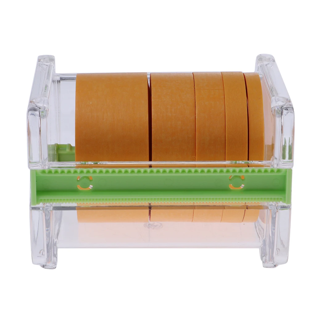 Masking Paper Tape Storage Box with 5 Rolls Model Paint Spray Shield Tapes