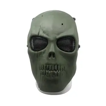 

Paintball Shooting Mask Real Cs Skull Protective Mask Props Tactical Gun Shooting Protection Head Mask Protective Cover Mask