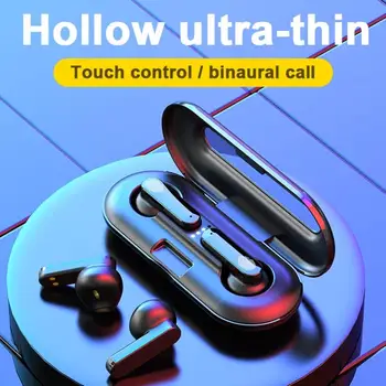 

XG49 Hollow Ultra Thin TWS Wireless Bluetooth Sport Earphone Light Display Touch Control Mini Earbuds for Huawei Xiaomi Iphone