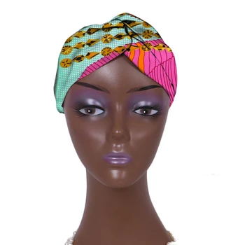 

Wholesale Fashion African Headband For Women African Cotton Wax Print Ankara Handmade Accessories Versatile Hair Tie WYB362