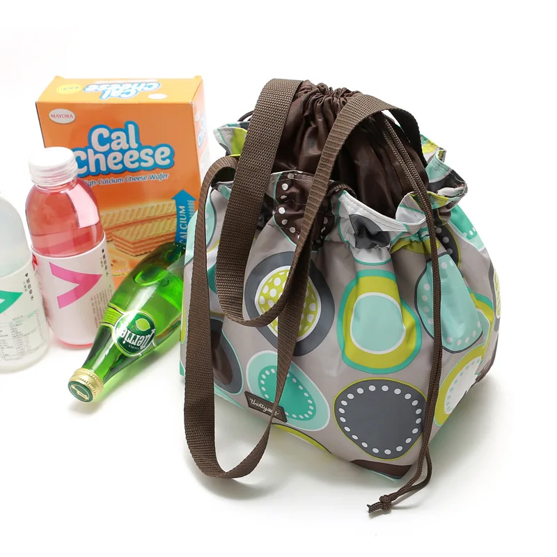 Bolso térmico multiusos con estampado Floral para hombre y mujer, bolsa de almuerzo a la moda, novedad, 2021