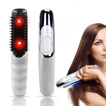 

New Hair Massage Comb Brush Straightener Hair Straighten Electric Laser Beard Comb Quick Hair Styling Tool For Men Women TSLM1