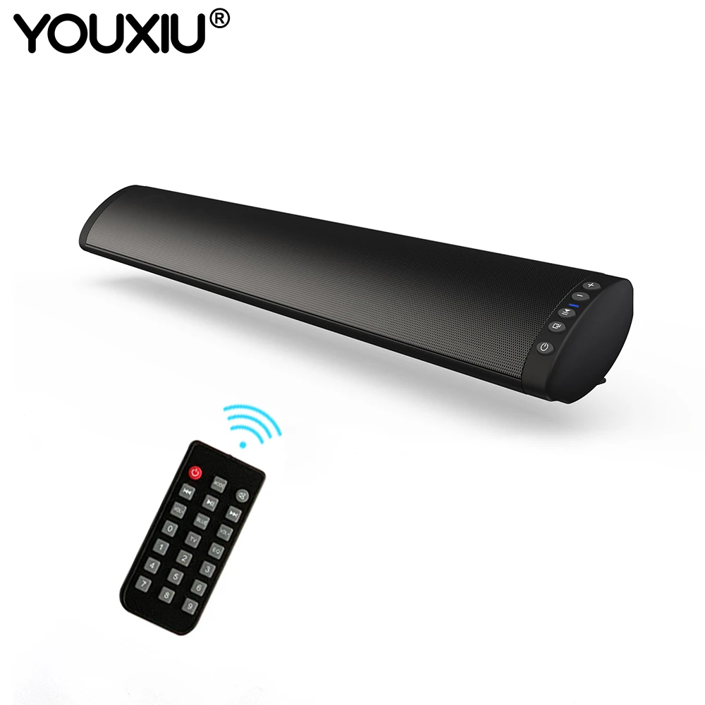 

YX-BS41 Bluetooth Soundbar 20W Wireless Speakers Support FM Radio Hifi 3D Stereo Column Subwoofers Surround with Remote Control