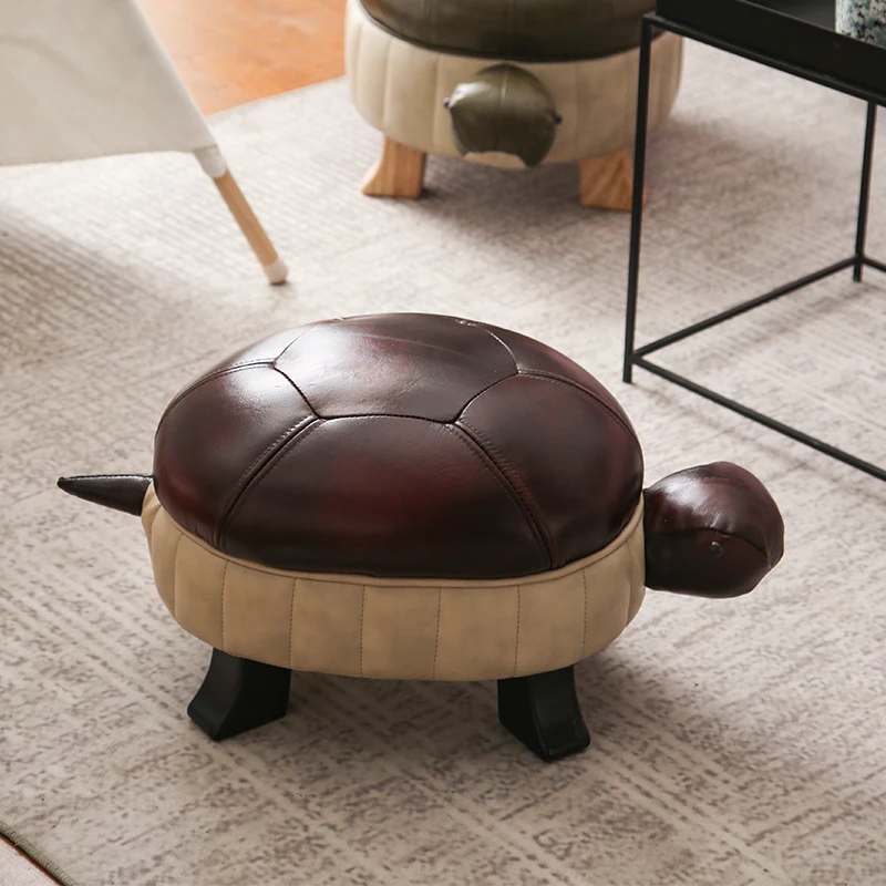 Creative home decor Scandinavian solid wood creative lazy animals stool auspiciously recruit tortoise leather living room sofa Creative home decor Scandinavian solid wood creative lazy animals stool auspiciously recruit tortoise leather living room sofa