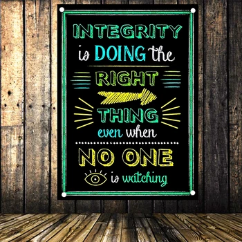 

Motivational Flags & Banners for Classroom & Office Decorations, Inspirational Quote Wall Art, Posters for Girls & Teens Decor E