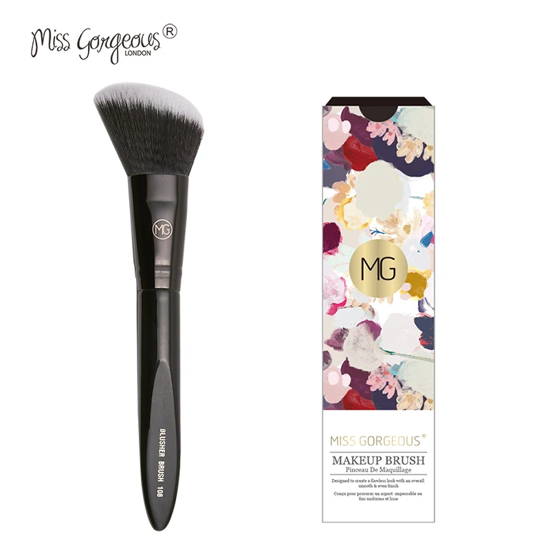 Бренд Miss Gorgeous Профессиональные кисти для макияжа румяна деревянная ручка