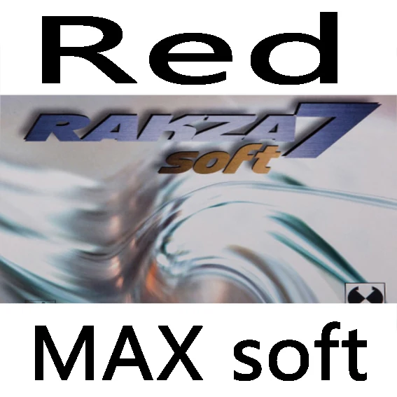 Yasaka RAKZA 7 мягкая резиновая губка для настольного тенниса RK7 мягкая губка для пинг-понга Tenis De Mesa - Цвет: Red MAX Soft