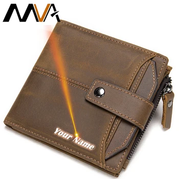 

Men Wallets Genuine Leather Wallet Men Rfid Vintage Leather Wallet Man Purses Wallets Male Credit Card carteiras homem 8929
