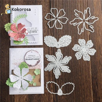 

Kokorosa Cutting Dies Metal Dies Flower Set Die C New Scrapbooking Album Card Making Embossing Stencil Diecuts Decoration
