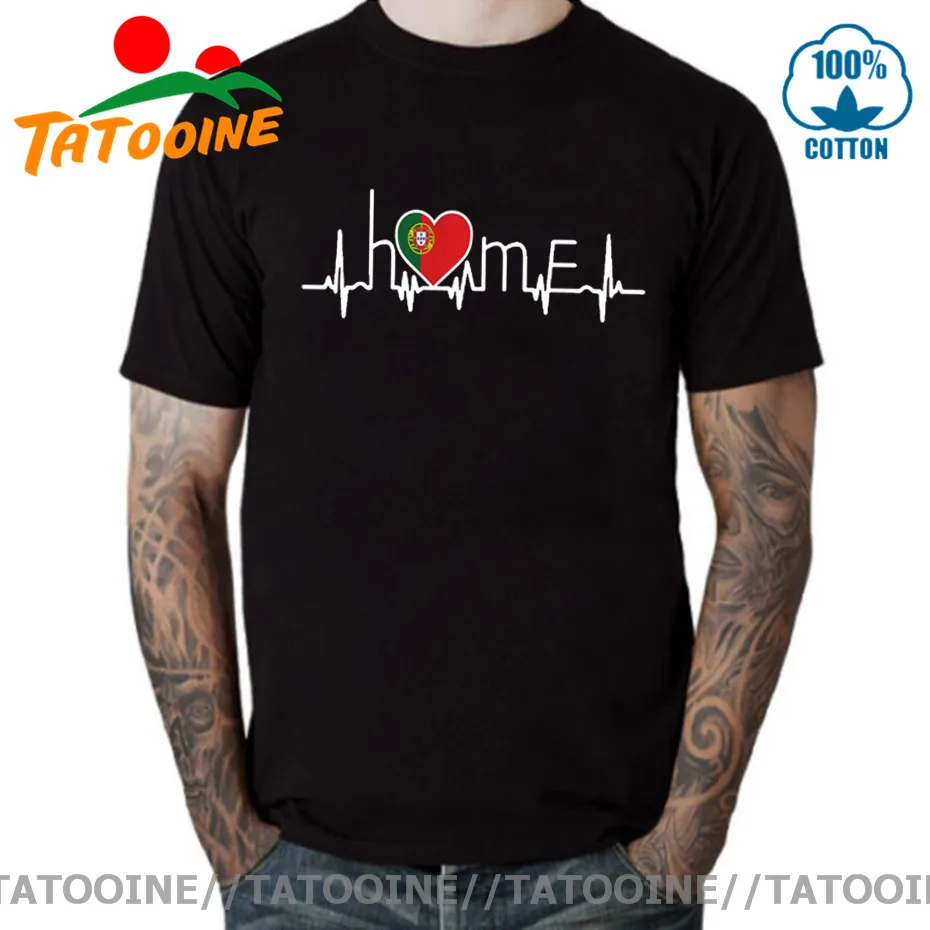Tatooine модная футболка с надписью I Love Home Heimat Португалия мужская и женская юмором
